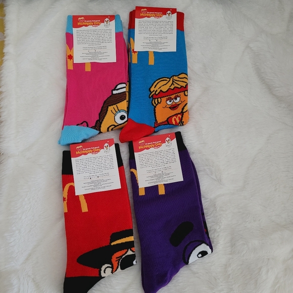Colorful Cartoon Character Socks Set 4/$45 - Picture 2 of 12